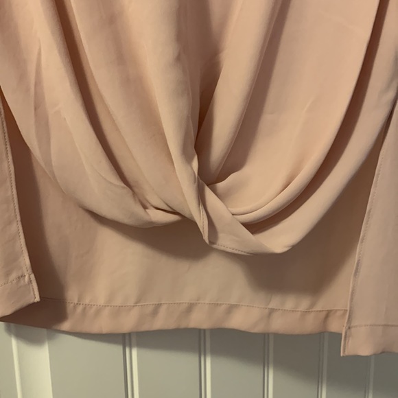 BCBG Max Azaria sleeveless blouse. Pink and black. Extra extra small. Long back - Picture 2 of 6